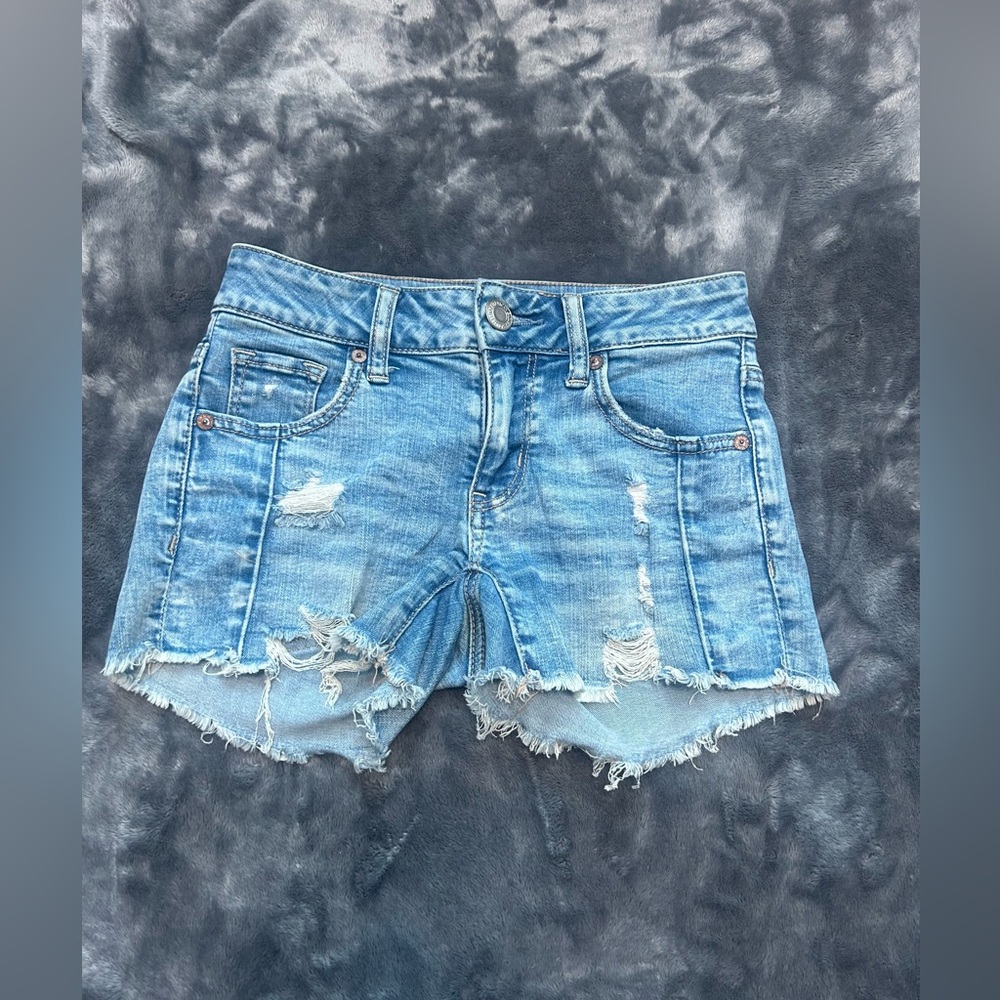 american eagle jean shorts